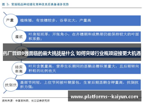 药厂晋级8强面临的最大挑战是什么 如何突破行业瓶颈迎接更大机遇